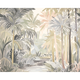 Pretty Palms Natural Stone Mural (Medium) by Origin Murals