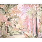 Pretty Palms Natural Blush Mural (Medium) by Origin Murals