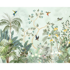 Lemon Tree Forest Forest Green Mural (Medium) by Origin Murals