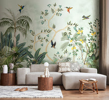 Lemon Tree Forest Forest Green Mural (Medium) by Origin Murals