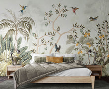 Lemon Tree Forest Natural Sage Mural (Large) by Origin Murals