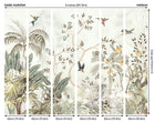 Lemon Tree Forest Natural Sage Mural (Medium) by Origin Murals