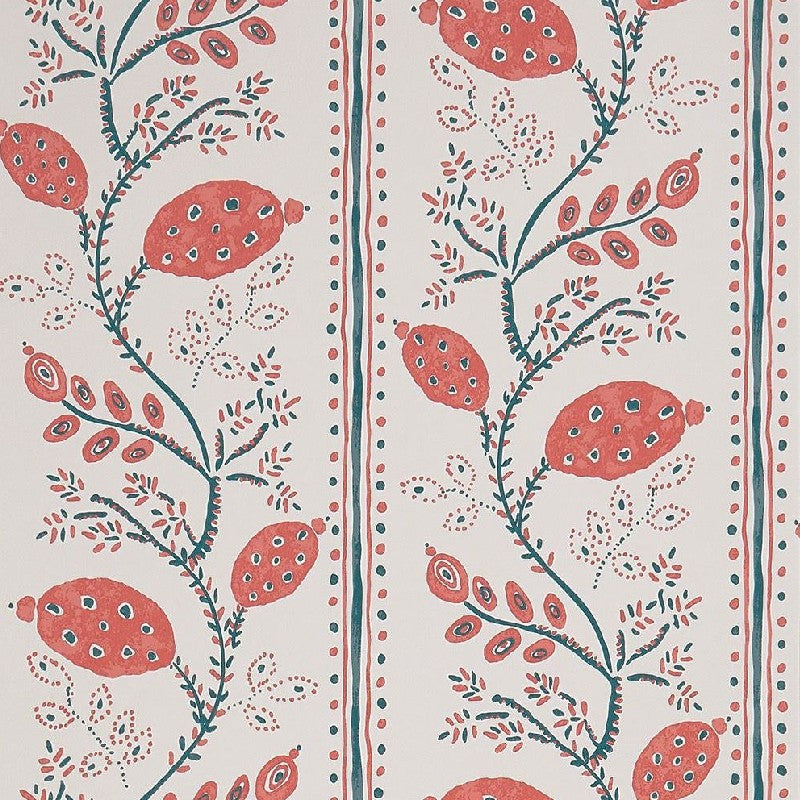 Pomegranate Trail Ashdown Wallpaper By Nina Campbell