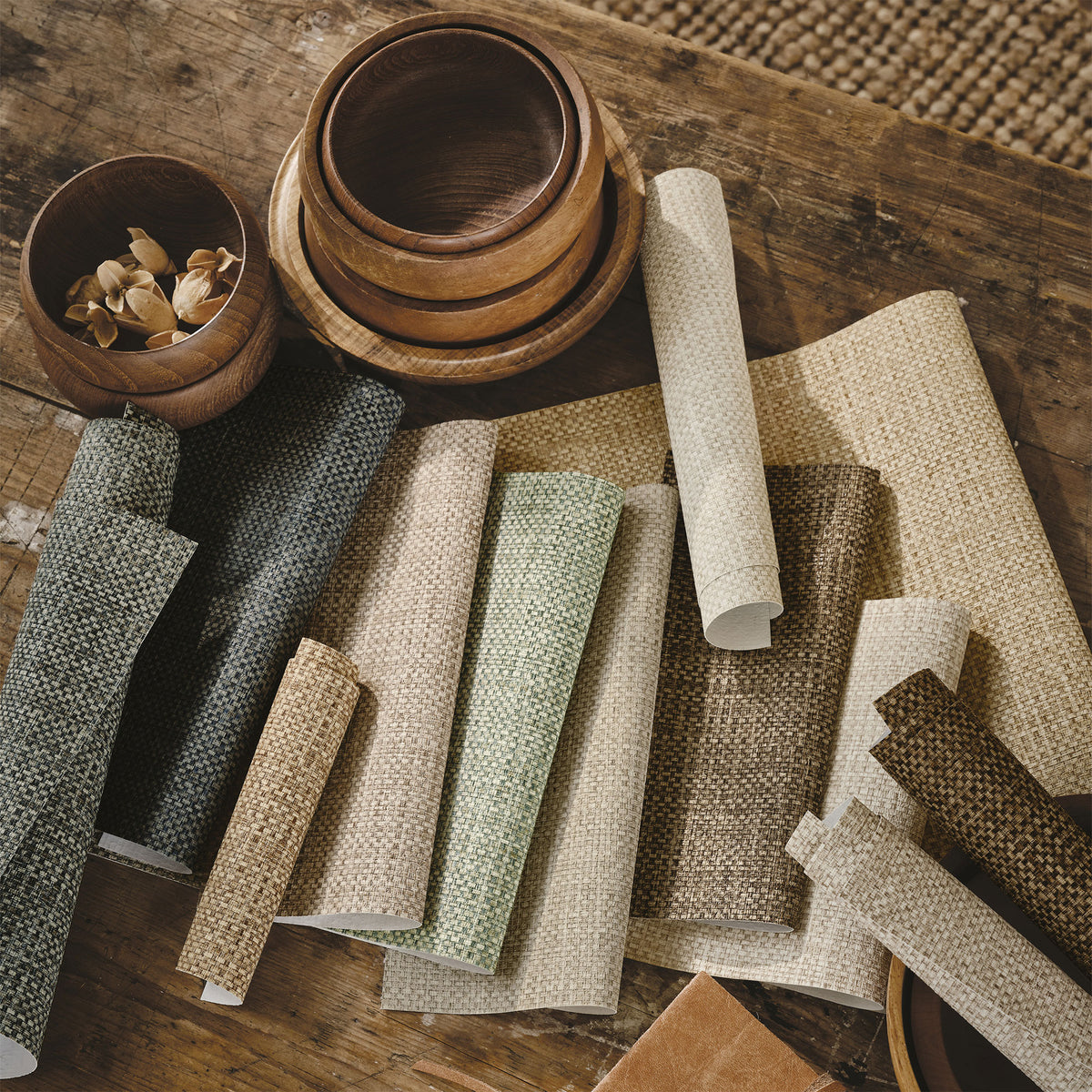 Neri Raffia Textured Wallcoverings Vol.II Wallpaper by Romo