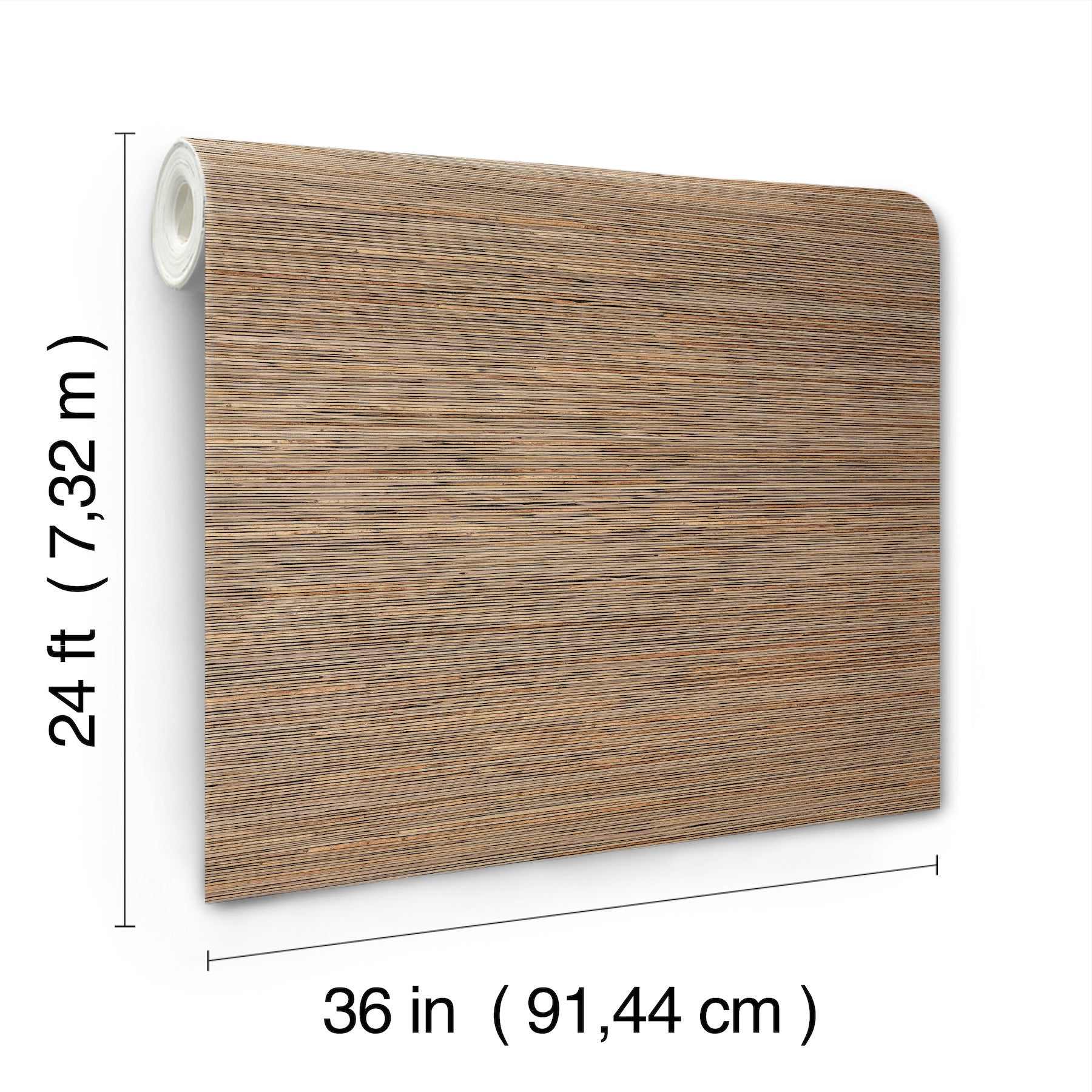 Candice Olson Bamboo Hemp Blend Natural & Black Natural Discovery Wallpaper by York Wallcoverings