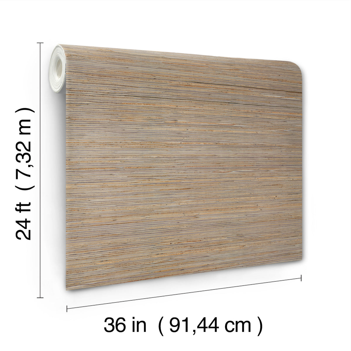 Candice Olson Bamboo Hemp Blend Taupe Natural Discovery Wallpaper by York Wallcoverings
