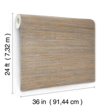 Candice Olson Bamboo Hemp Blend Taupe Natural Discovery Wallpaper by York Wallcoverings