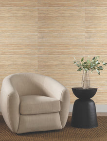 Candice Olson Bamboo Hemp Blend White Natural Discovery Wallpaper by York Wallcoverings