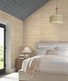 Candice Olson Bamboo Hemp Blend White Natural Discovery Wallpaper by York Wallcoverings