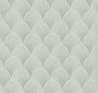 Candice Olson Metallic Scallop Light Green Natural Discovery Wallpaper by York Wallcoverings