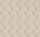 Candice Olson Metallic Scallop Beige Natural Discovery Wallpaper by York Wallcoverings