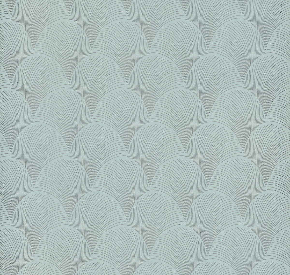 Candice Olson Metallic Scallop Blue Pearl Natural Discovery Wallpaper by York Wallcoverings