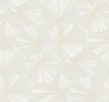 Candice Olson Layered Lily Pads White Natural Discovery Wallpaper by York Wallcoverings