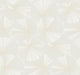 Candice Olson Layered Lily Pads White Natural Discovery Wallpaper by York Wallcoverings
