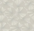 Candice Olson Layered Lily Pads Grey Natural Discovery Wallpaper by York Wallcoverings