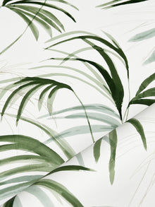 Candice Olson Inky Palms Green Natural Discovery Wallpaper by York Wallcoverings
