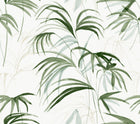 Candice Olson Inky Palms Green Natural Discovery Wallpaper by York Wallcoverings
