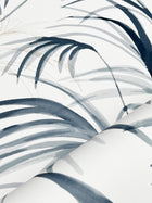 Candice Olson Inky Palms Blue Natural Discovery Wallpaper by York Wallcoverings