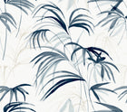Candice Olson Inky Palms Blue Natural Discovery Wallpaper by York Wallcoverings