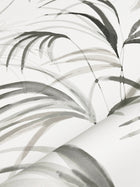 Candice Olson Inky Palms Black Natural Discovery Wallpaper by York Wallcoverings