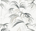 Candice Olson Inky Palms Black Natural Discovery Wallpaper by York Wallcoverings