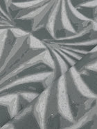 Candice Olson Sculpted Fans Charcoal Natural Discovery Wallpaper by York Wallcoverings
