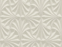 Candice Olson Sculpted Fans Taupe Natural Discovery Wallpaper by York Wallcoverings