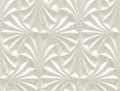 Candice Olson Sculpted Fans Ivory Natural Discovery Wallpaper by York Wallcoverings
