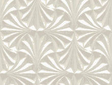 Candice Olson Sculpted Fans Ivory Natural Discovery Wallpaper by York Wallcoverings