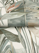Candice Olson Tropical Cabana White Natural Discovery Wallpaper by York Wallcoverings