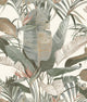 Candice Olson Tropical Cabana White Natural Discovery Wallpaper by York Wallcoverings