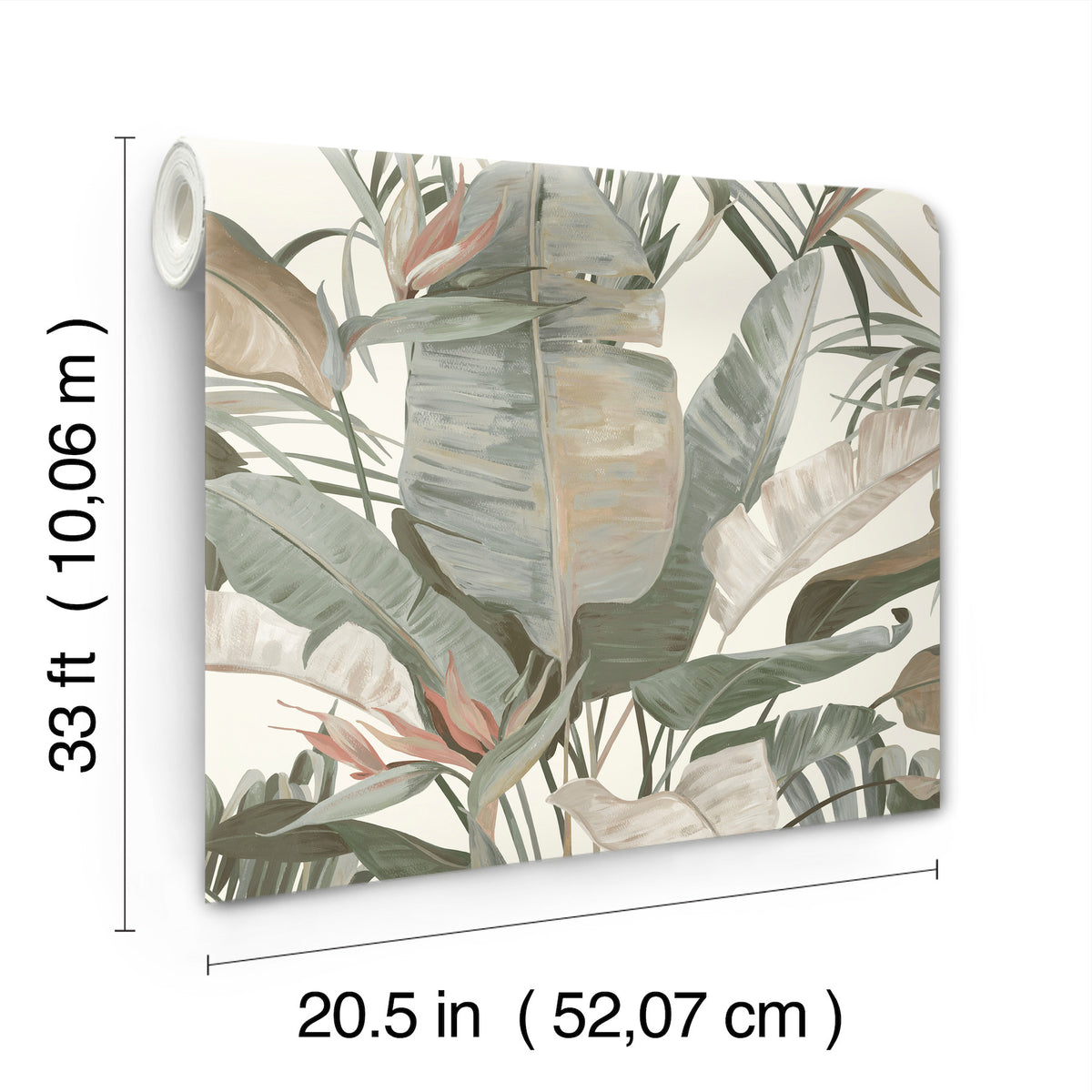 Candice Olson Tropical Cabana White Natural Discovery Wallpaper by York Wallcoverings