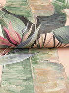 Candice Olson Tropical Cabana Coral Natural Discovery Wallpaper by York Wallcoverings