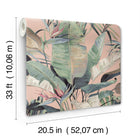Candice Olson Tropical Cabana Coral Natural Discovery Wallpaper by York Wallcoverings