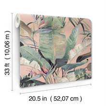 Candice Olson Tropical Cabana Coral Natural Discovery Wallpaper by York Wallcoverings