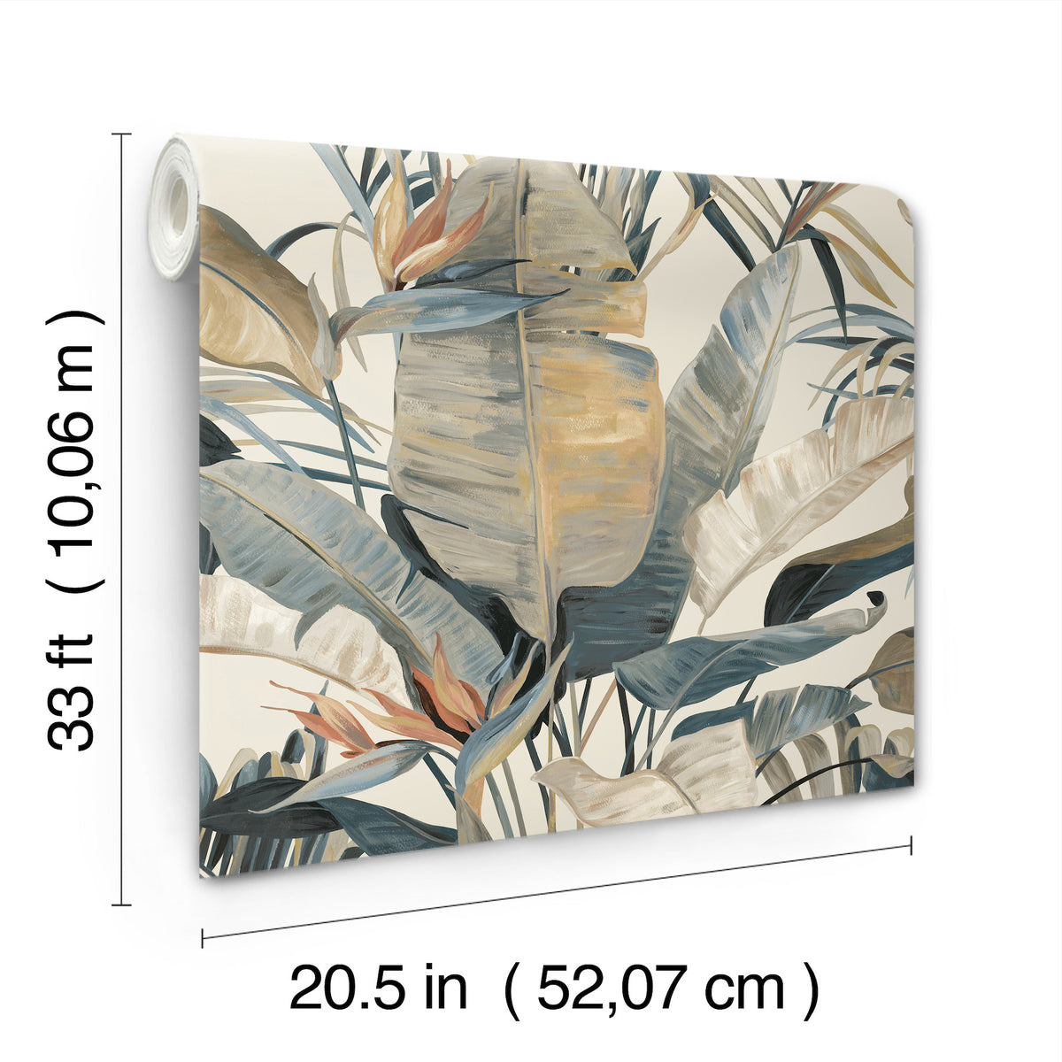 Tropical Cabana Neutral Natural Discovery Wallpaper by York Wallcoverings