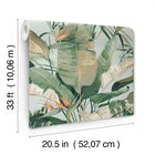 Tropical Cabana Spa Natural Discovery Wallpaper by York Wallcoverings