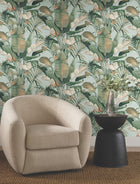 Tropical Cabana Spa Natural Discovery Wallpaper by York Wallcoverings