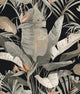 Tropical Cabana Black Natural Discovery Wallpaper by York Wallcoverings