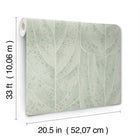Dicot Leaf Spa Natural Discovery Wallpaper by York Wallcoverings