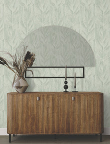 Dicot Leaf Spa Natural Discovery Wallpaper by York Wallcoverings
