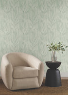 Dicot Leaf Spa Natural Discovery Wallpaper by York Wallcoverings