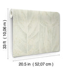 Dicot Leaf Light Green Natural Discovery Wallpaper by York Wallcoverings