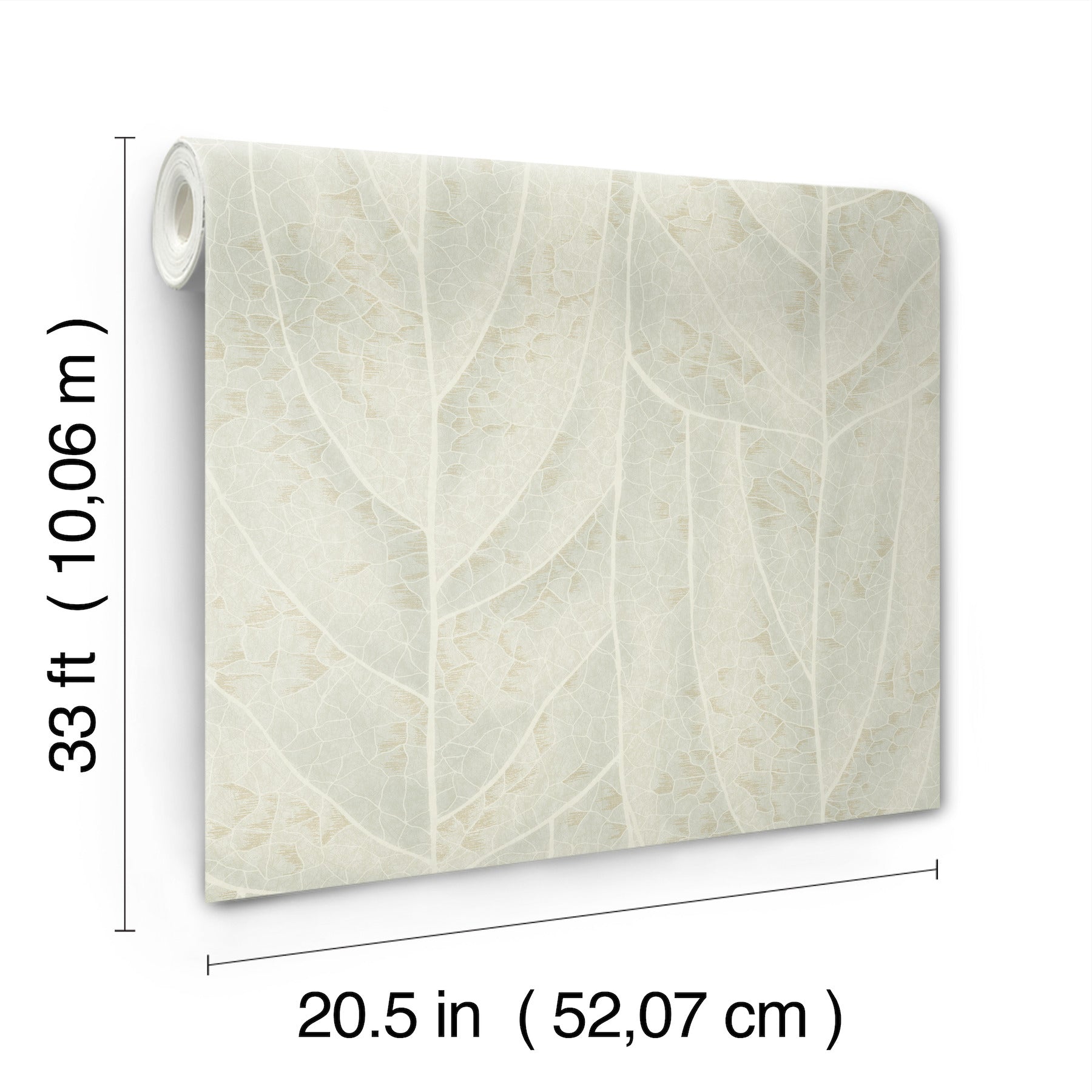 Dicot Leaf Light Green Natural Discovery Wallpaper by York Wallcoverings