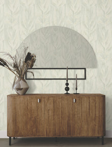 Dicot Leaf Light Green Natural Discovery Wallpaper by York Wallcoverings