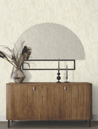 Dicot Leaf Neutral Natural Discovery Wallpaper by York Wallcoverings