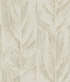 Dicot Leaf Beige Natural Discovery Wallpaper by York Wallcoverings