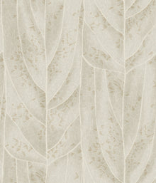 Dicot Leaf Beige Natural Discovery Wallpaper by York Wallcoverings