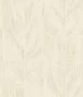 Dicot Leaf Pearl Natural Discovery Wallpaper by York Wallcoverings
