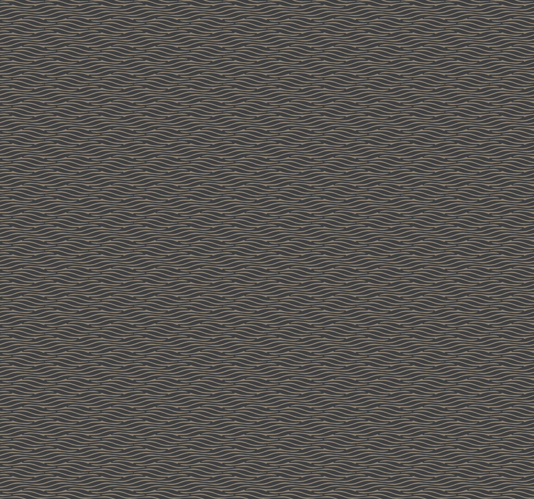 Elevated Waves Black Natural Discovery Wallpaper by York Wallcoverings
